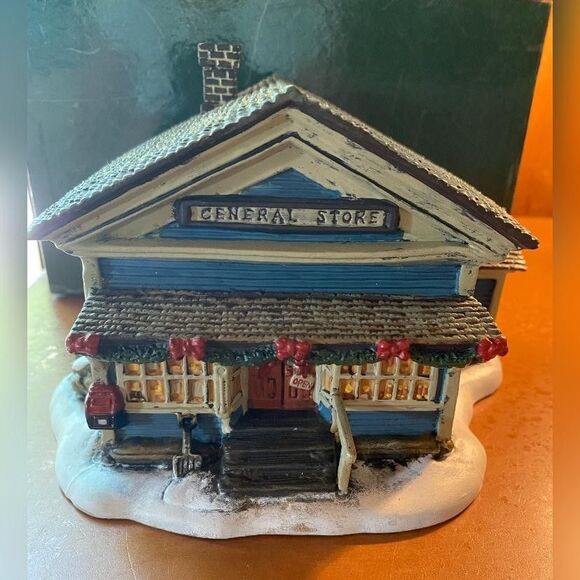 Vintage Lang & Wise General Store Village Four Seasons John Sloane 1997 Collecti - Picture 1 of 9